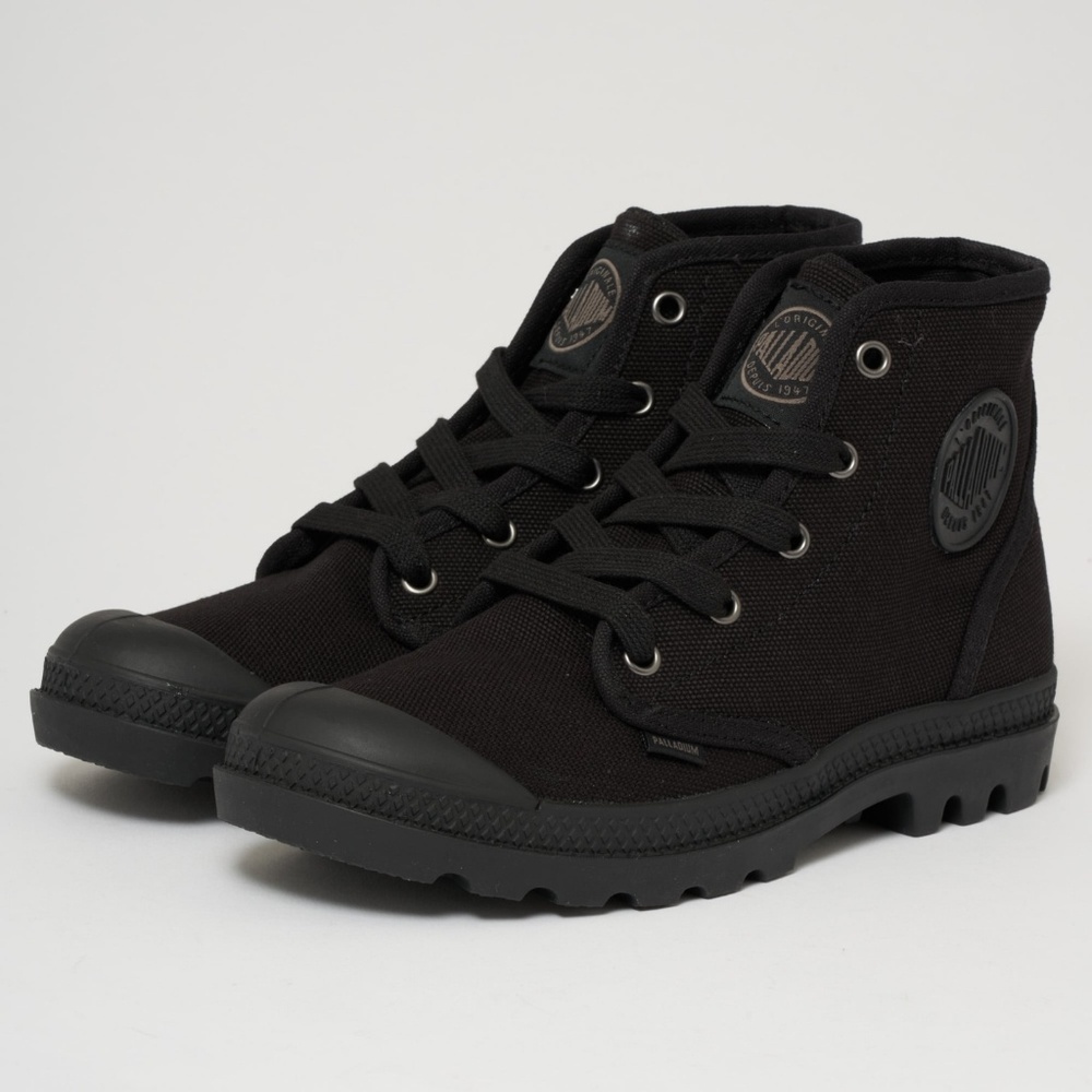 Palladium Black Sneakers 7.5